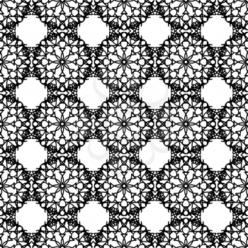 Decorative Ornamental Background. Abstract Geometric Retro Pattern