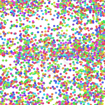 Colorful Confetti Isolated on White Background. Confetti Background