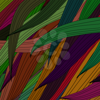 Colorful Wave Background. Abstract Colored Wave Pattern
