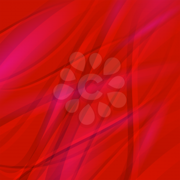 Abstract Red Wave Background. Line Red Wave Pattern.