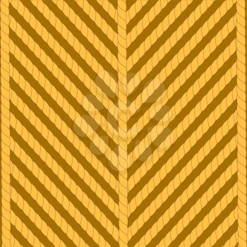 Striped Rope Ornamental  Background. Stong Brown Rope Pattern