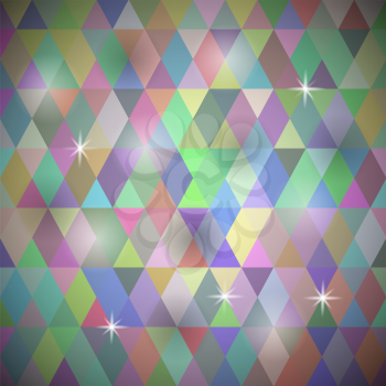 Abstract Colorful Background. Multicolored Geometric Retro Pattern