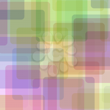 Abstract Transparent Square Background. Geometric Colorful Pattern. Abstract Colored Pattern