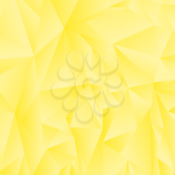 Abstract Yellow Polygonal Background. Abstract Yellow Polygonal Pattern