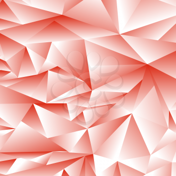 Abstract Red Polygonal Background. Abstract Red Polygonal Pattern