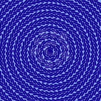 Abstract Blue Spiral Pattern. Blue Spiral Background