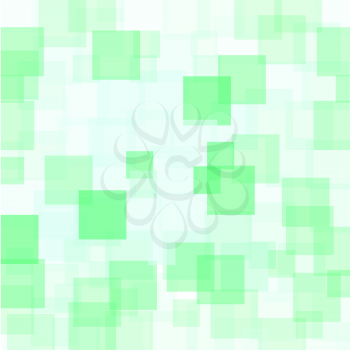 Abstract Green Squares Background. Abstract Green Squares Futuristic Pattern