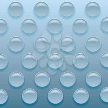 Blue Bubblewrap Background. Blue Plastic Packing Tape