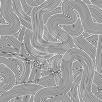 Striped Line Background. White Wave Line Pattern