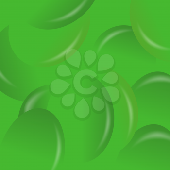 Green Candy Background. Set of Green Jelly Beans.