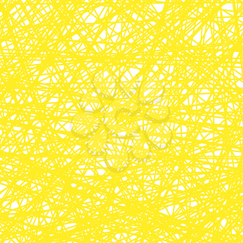 Abstract Yellow Line Background. Grunge Yellow Line Pattern