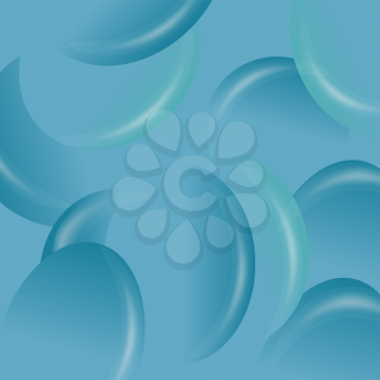 Azure Candy Background. Set of Azure Jelly Beans.