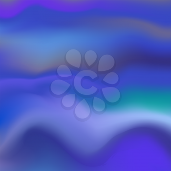Abstract Soft  Blue Background. Blurred Wave Blue Pattern