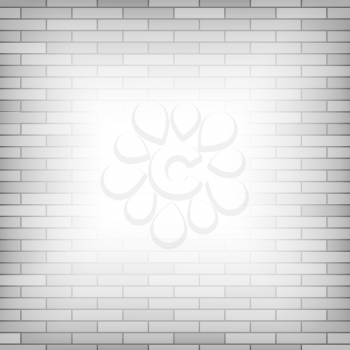 Brick Wall Background. Grrey Pattern of Brick Texture.