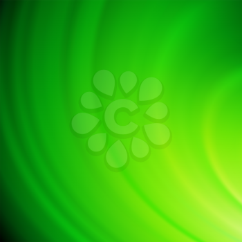 Abstract Green Wave Background. Blurred Green Pattern.