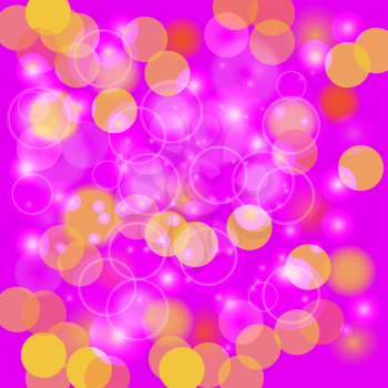 Pink Blurred Light Background. Abstract Light Pattern.