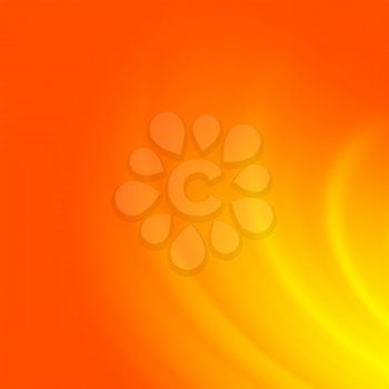 Abstract  Orange Wave Background. Blurred Orange Pattern.