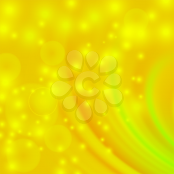 Abstract Light Yellow Wave Background. Blurred Yellow Pattern.