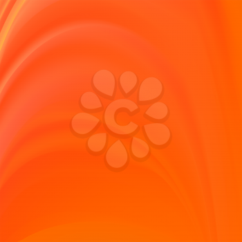 Abstract Orange Wave Background. Blurred Orange Pattern.