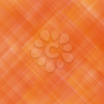 Transparent Square Background. Abstract Orange Square Pattern.