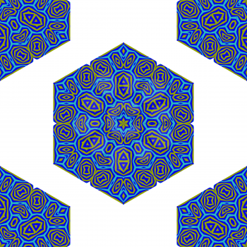 Seamless Creative Ornamental Colorful Pattern. Geometric Decorative Background