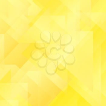 Abstract Yellow Pattern. Geometric Yellow Futuristic Background