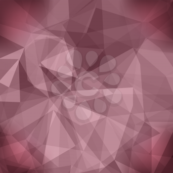 Pink Light Polygonal Mosaic Background.  Business Design Templates. Triangular Geometric Pattern