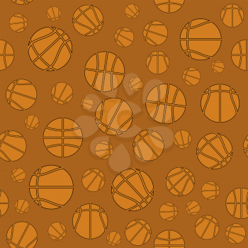 Basketball Creative Grunge Logo Design Isolated on White Background.