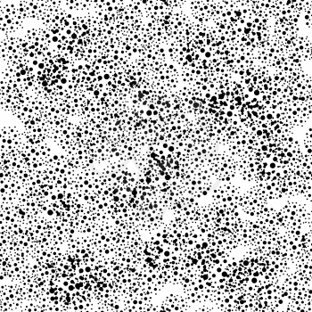 Grunge Ink Background. Dust Overlay Distress Grain. Grune Seamless Blob Pattern