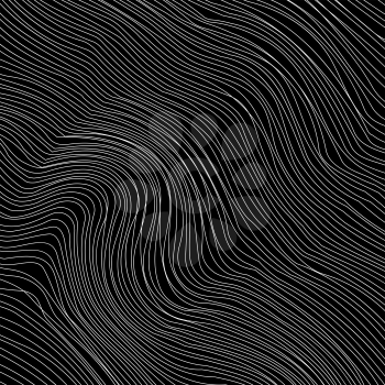 Wave Stripe Background. Grunge Line Textured Pattern