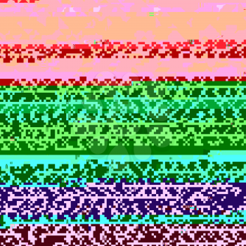 Glitch Colored Background. Data Decay. Digital Pixel Noise Texture. Television Signal Fail. Computer Screen Error. Abstract Grunge Wallpaper.