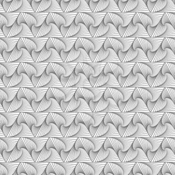 Spiral Line Background. Ornamental Texture. Oriental Geometric Ornament