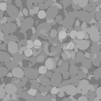 Solid Grey Stone Seamless Pattern. Rock Floor Design