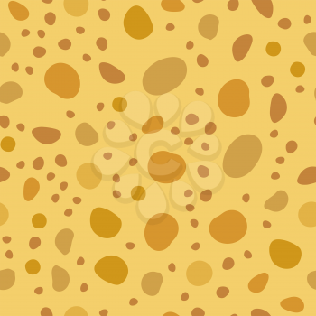 Tasty Cheese Seamless Pattern. Yellow Food Backround. Made from Cows Milk. Natural Product.