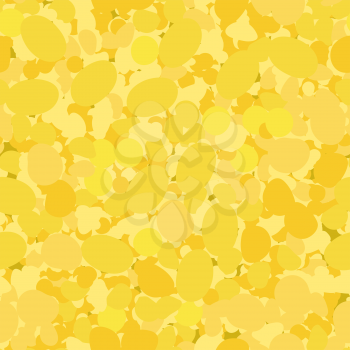 Yellow Circles Seamless Pattern. Mosaic Wall Texture