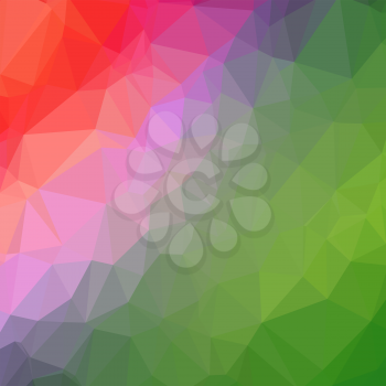 Abstract Colorful Pattern. Geometric Ornamental Triangle Background