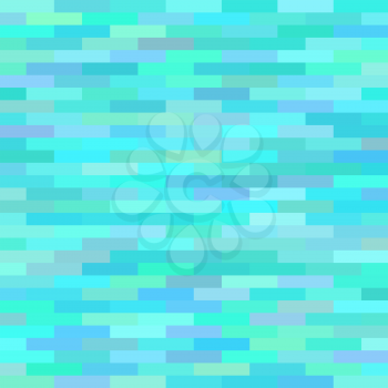 Abstract Azure Brick Background. Decorative Colored Pattern