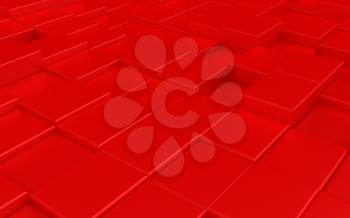 Abstract red carpeting urban background