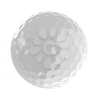 Golf ball. 3D rendering