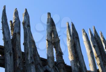 Palisade - fence of sharpened logs