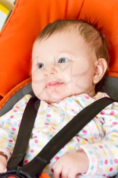 Photo of beautiful cute newborn infant girl
