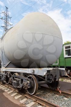 Photo of the Russian rail road tank