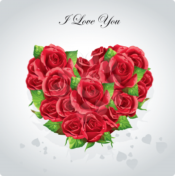 Royalty Free Clipart Image of an I Love You Background