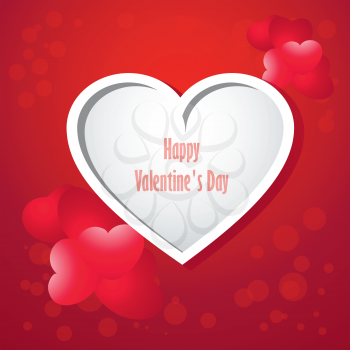 Royalty Free Clipart Image of a Valentine Background