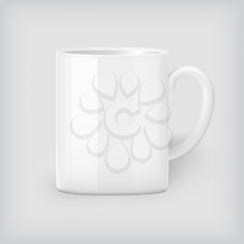 White coffee mug mock up, corporate identity