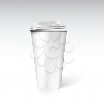 Photorealistic coffee cup  for advertising and branding