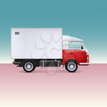 Delivery truck. Vehicle for the delivery of goods