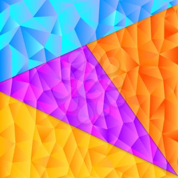 Background from triangles. Great background for your promotional posters, advertising shopping flyers, brochure or booklet and banners. Vector illustration