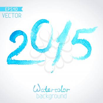 Vector watercolor illustration for your holiday design. Greeting card, wallpaper, banner, poster or invitation.
