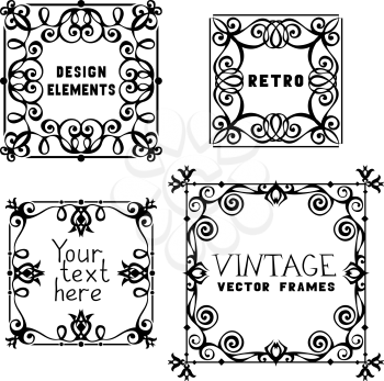 Retro design elements for your design.